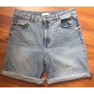 h&m size 14 women’s denim burmuda shorts